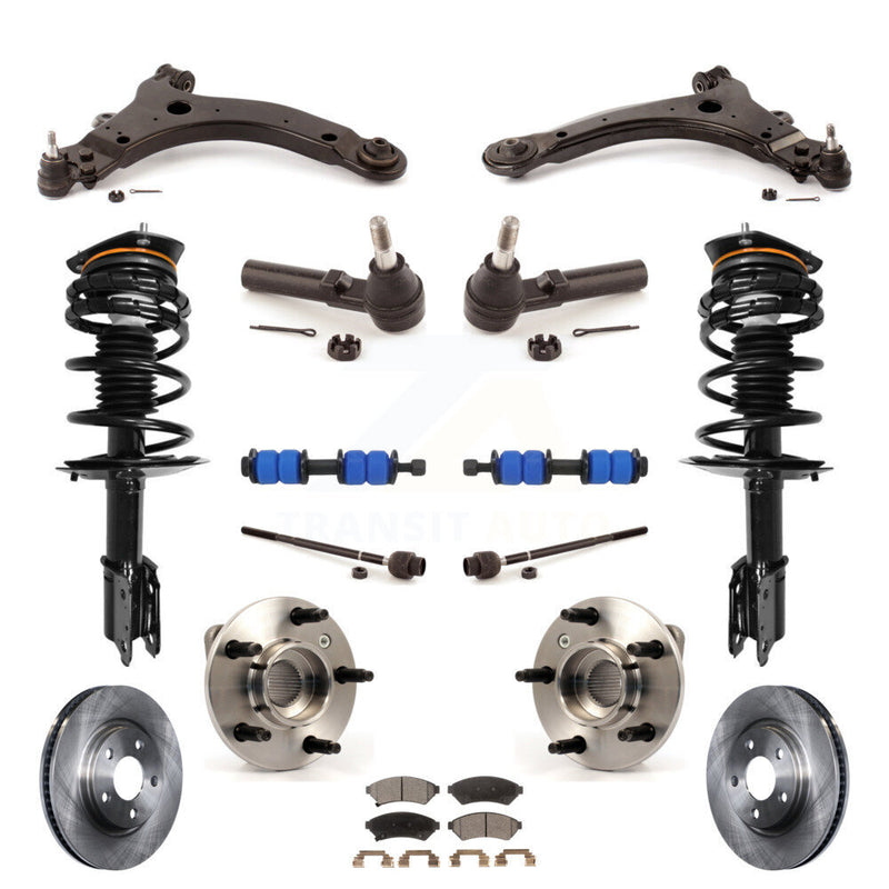 Transit Auto KM-100018 Suspension Strut and Coil Spring Assembly for 2005 Buick Allure, Buick LaCrosse - Front
