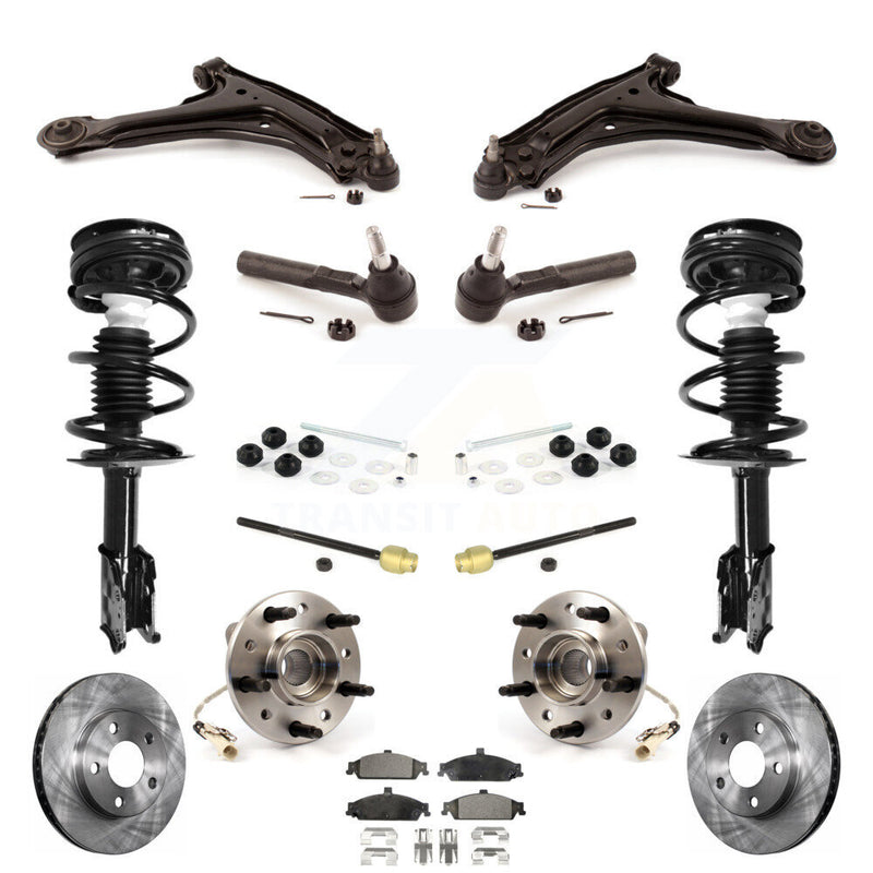 Transit Auto KM-100038 Suspension Strut and Coil Spring Assembly for 1997-2005 Chevrolet Classic, Chevrolet Malibu and More - Front