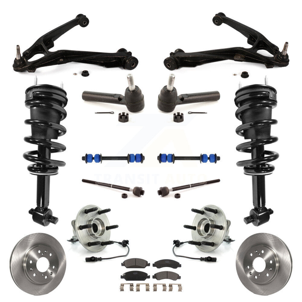 Transit Auto KM-100062 Suspension Strut and Coil Spring Assembly for 2007-2013 Chevrolet Silverado 1500, GMC Sierra 1500 - Front