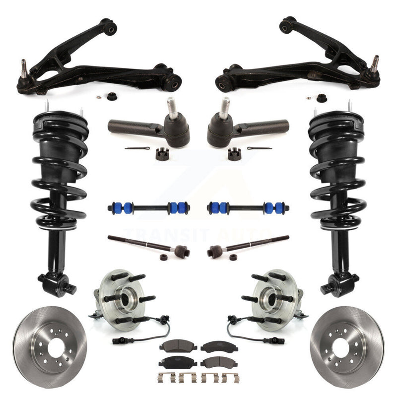 Transit Auto KM-100062 Suspension Strut and Coil Spring Assembly for 2007-2013 Chevrolet Silverado 1500, GMC Sierra 1500 - Front