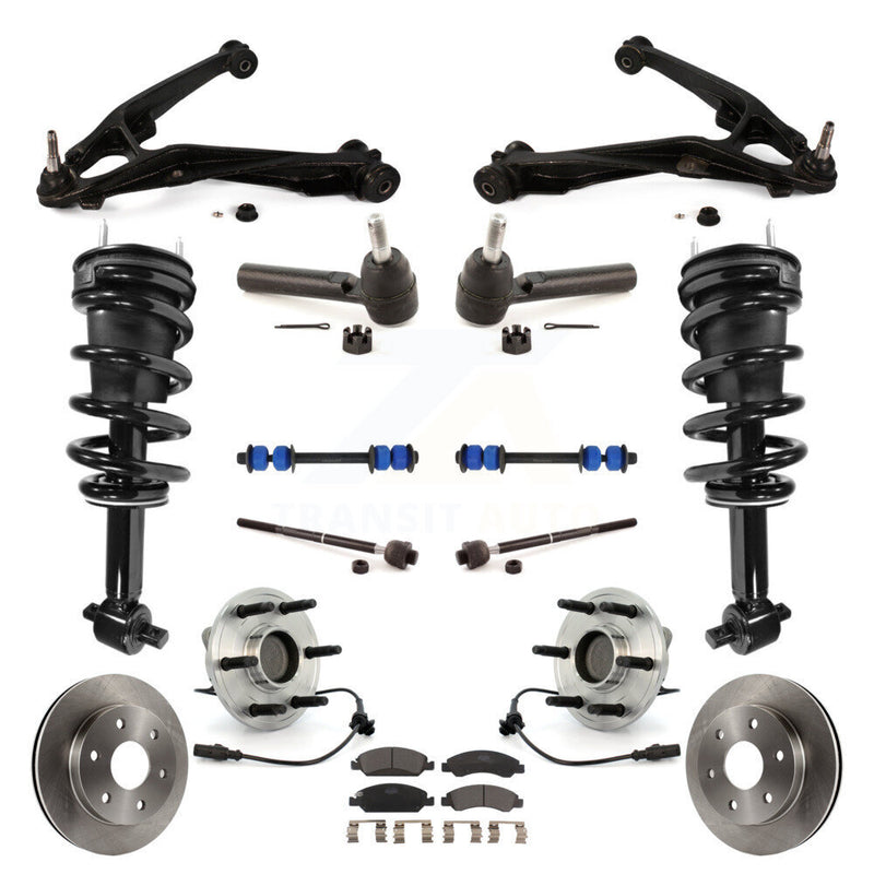Transit Auto KM-100063 Suspension Strut and Coil Spring Assembly for 2007 GMC Sierra 1500 - Front