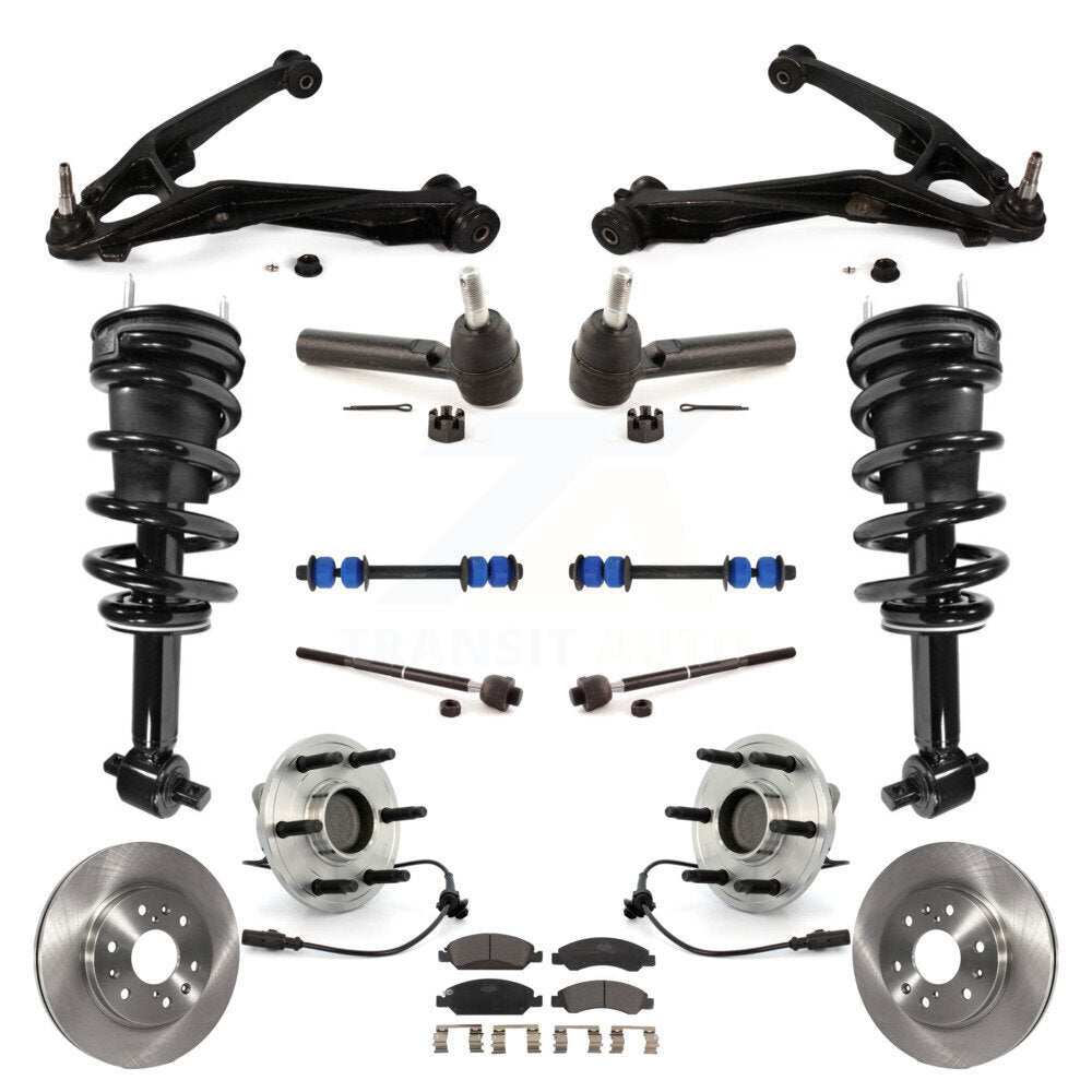 Transit Auto KM-100065 Suspension Strut and Coil Spring Assembly for 2007-2013 Chevrolet Silverado 1500, GMC Sierra 1500 - Front