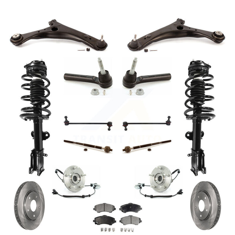 Transit Auto KM-100073 Suspension Strut and Coil Spring Assembly for 2008-2010 Chrysler Town & Country - Front