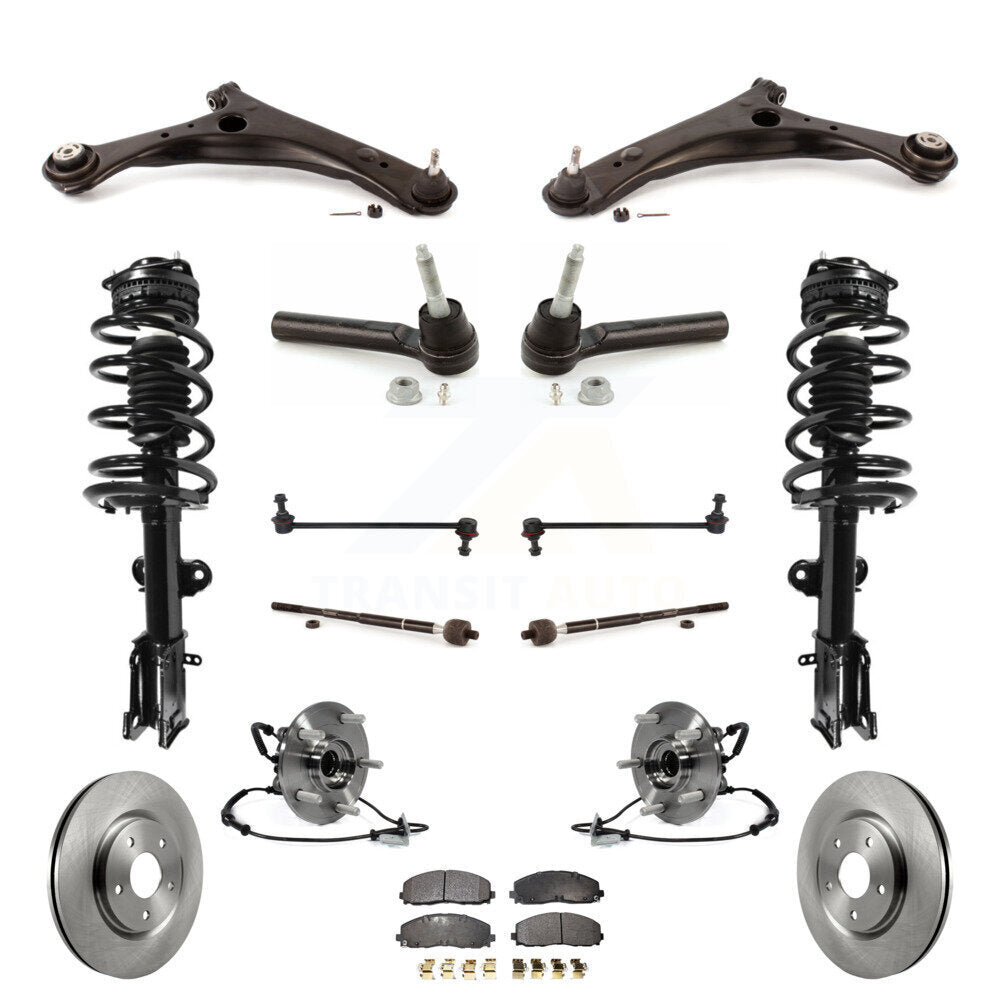 Transit Auto KM-100077 Suspension Strut and Coil Spring Assembly for 2020 Dodge Grand Caravan - Front