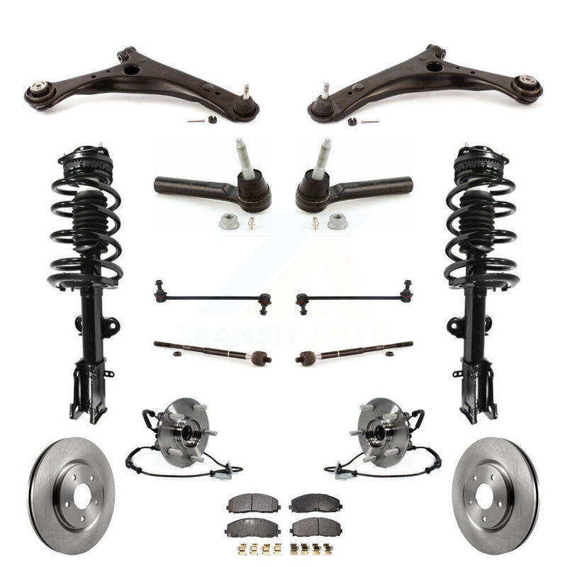 Transit Auto KM-100077 Suspension Strut and Coil Spring Assembly for 2020 Dodge Grand Caravan - Front