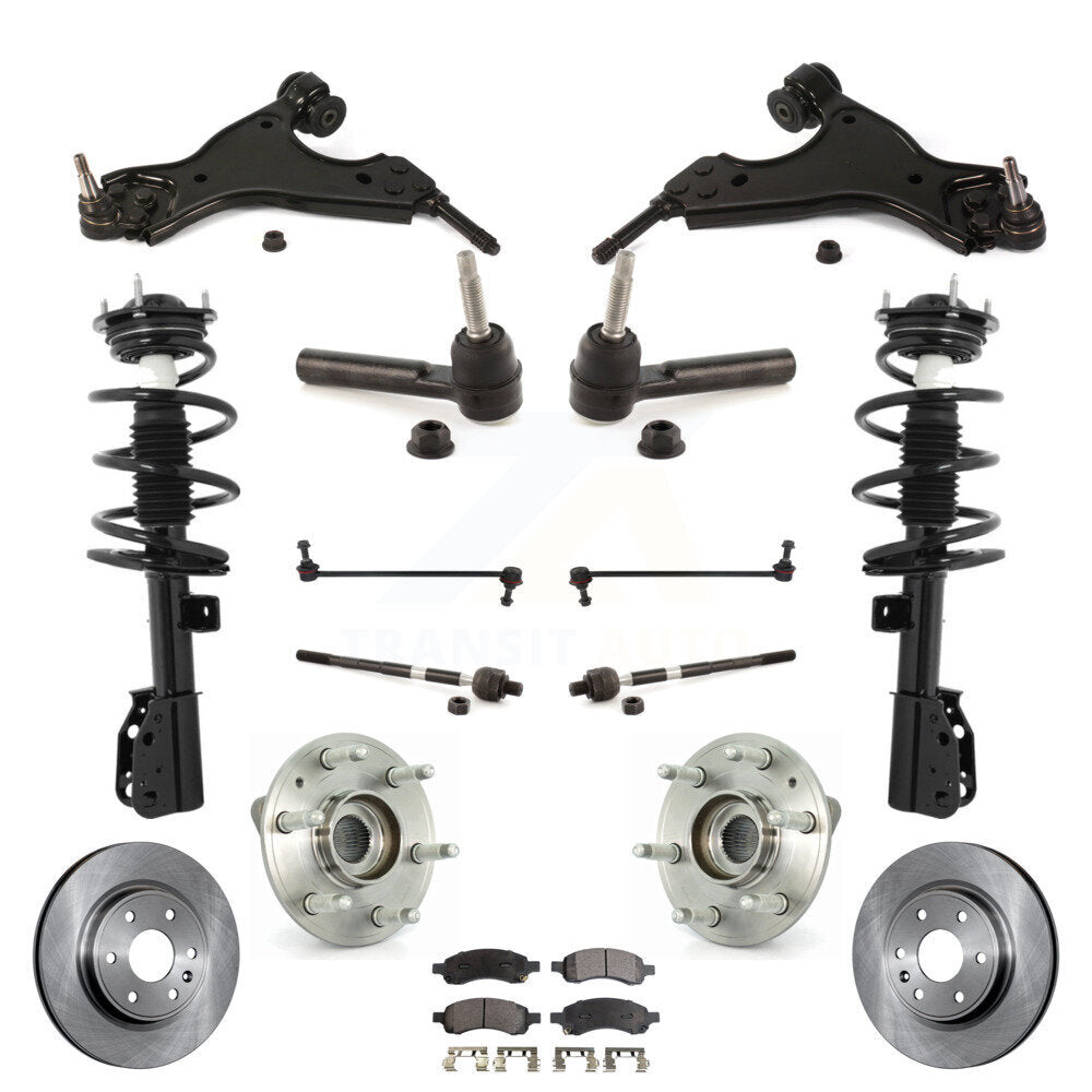 Transit Auto KM-100078 Suspension Strut and Coil Spring Assembly for 2013-2017 GMC Acadia Limited, Buick Enclave and More - Front