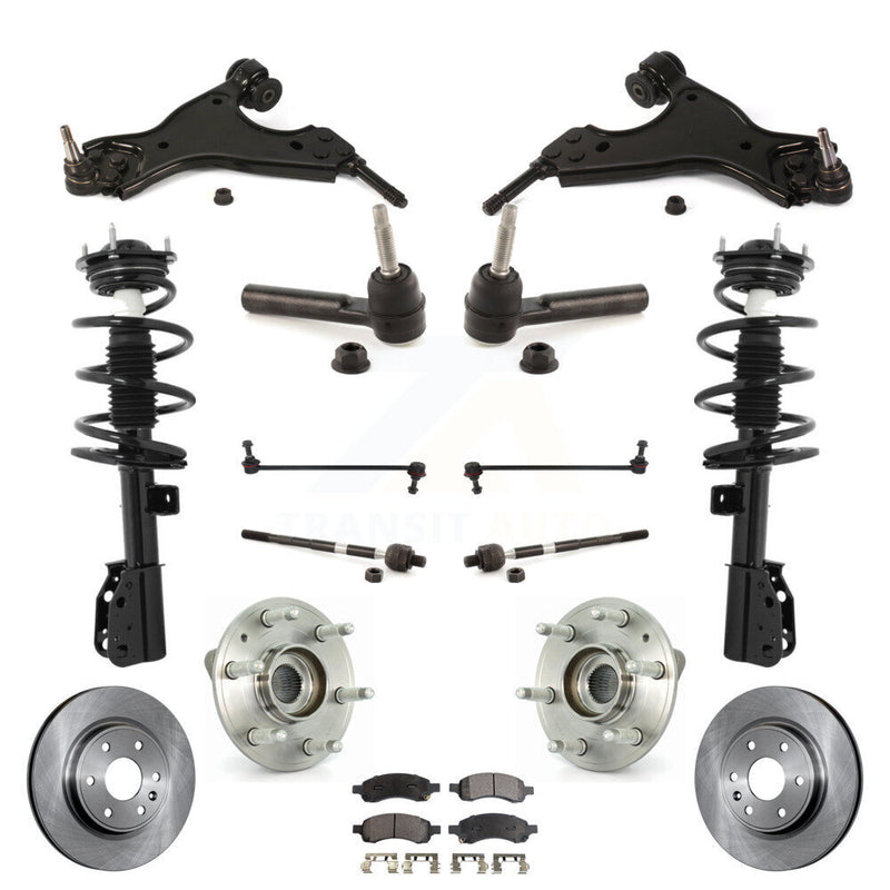 Transit Auto KM-100078 Suspension Strut and Coil Spring Assembly for 2013-2017 GMC Acadia Limited, Buick Enclave and More - Front