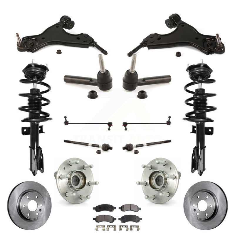 Transit Auto KM-100079 Suspension Strut and Coil Spring Assembly for 2007-2012 Chevrolet Traverse, Buick Enclave and More - Front