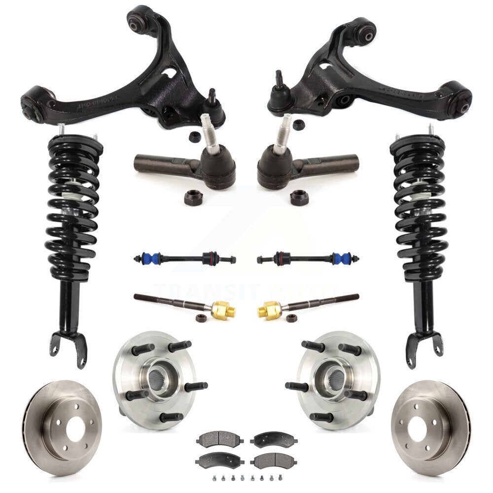 Transit Auto KM-100082 Suspension Strut and Coil Spring Assembly for 2005-2009 Mitsubishi Raider, Dodge Dakota - Front