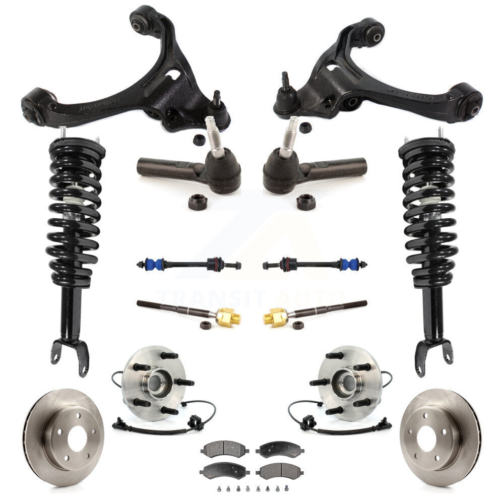 Transit Auto KM-100083 Suspension Strut and Coil Spring Assembly for 2005-2009 Mitsubishi Raider, Dodge Dakota - Front