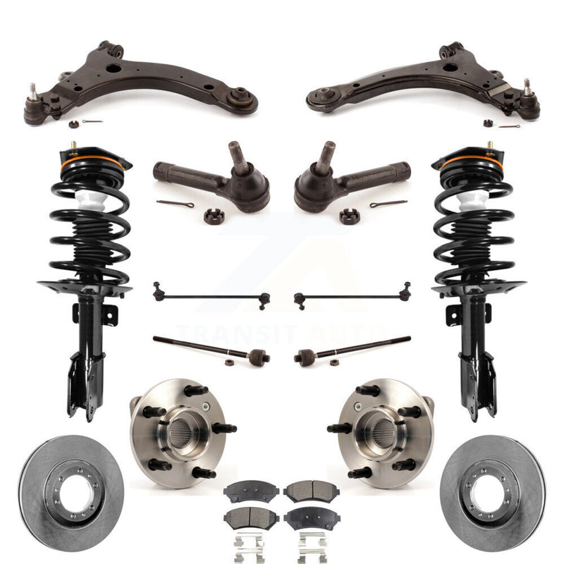 Transit Auto KM-100087 Suspension Strut and Coil Spring Assembly for 2005 Pontiac Montana - Front