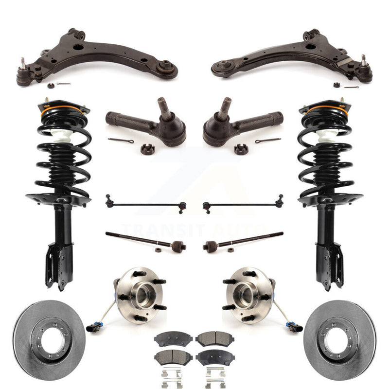 Transit Auto KM-100088 Suspension Strut and Coil Spring Assembly for 2005 Pontiac Montana - Front