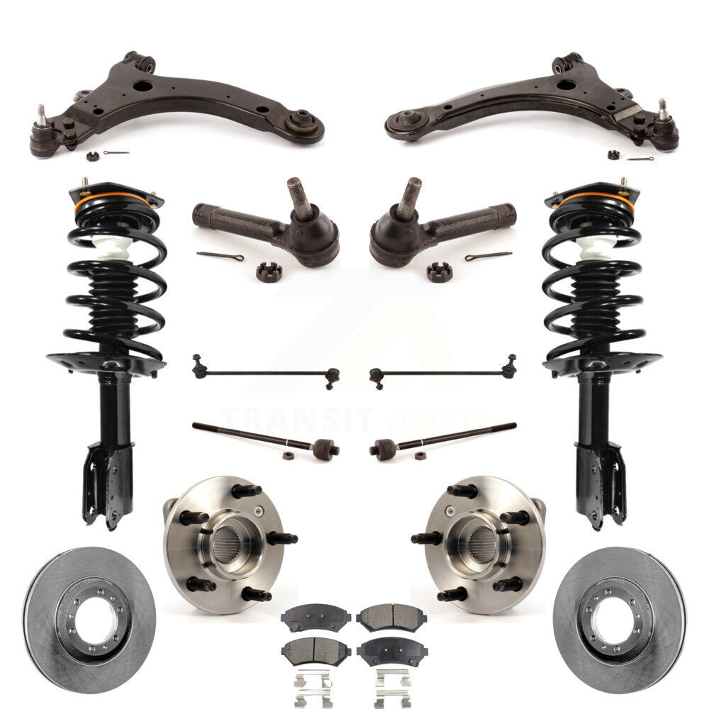 Transit Auto KM-100089 Suspension Strut and Coil Spring Assembly for 2005 Pontiac Montana - Front