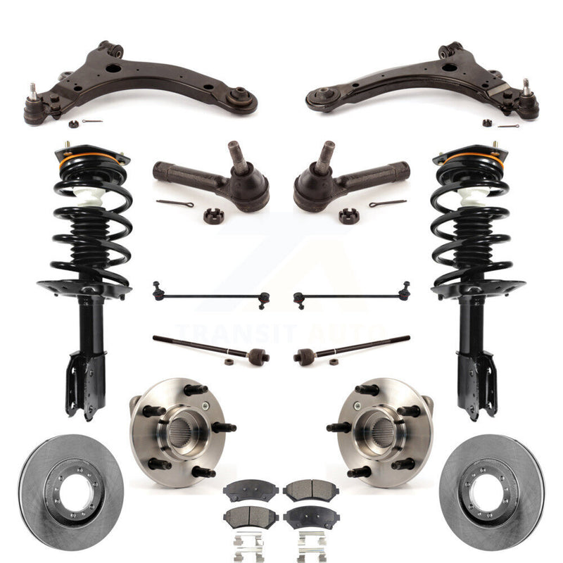 Transit Auto KM-100089 Suspension Strut and Coil Spring Assembly for 2005 Pontiac Montana - Front