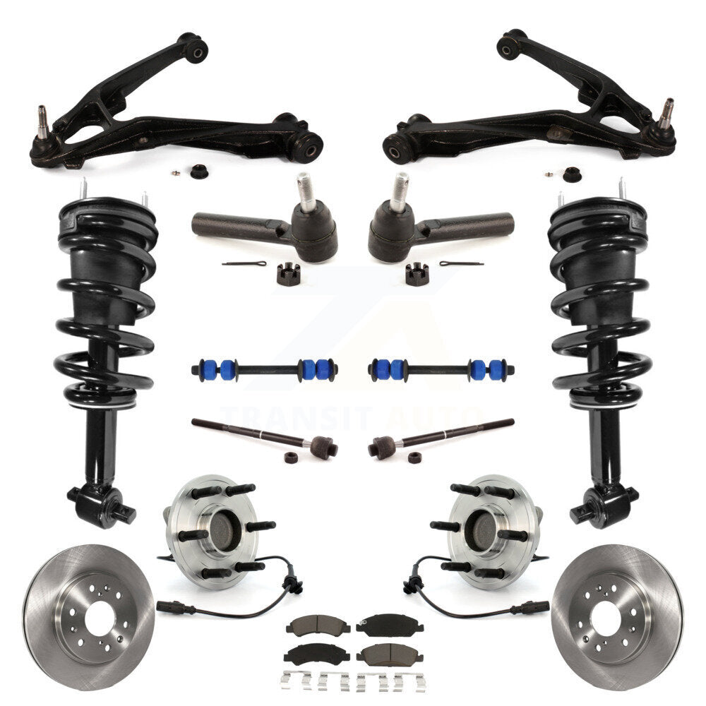 Transit Auto KM-100163 Suspension Strut and Coil Spring Assembly for 2007-2013 Chevrolet Silverado 1500, GMC Sierra 1500 - Front