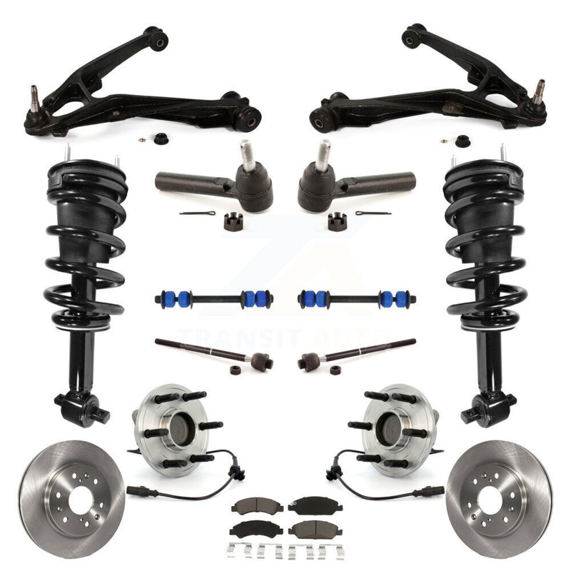 Transit Auto KM-100163 Suspension Strut and Coil Spring Assembly for 2007-2013 Chevrolet Silverado 1500, GMC Sierra 1500 - Front
