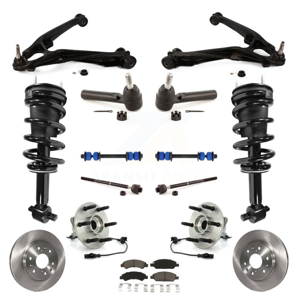 Transit Auto KM-100165 Suspension Strut and Coil Spring Assembly for 2007-2013 Chevrolet Silverado 1500, GMC Sierra 1500 - Front