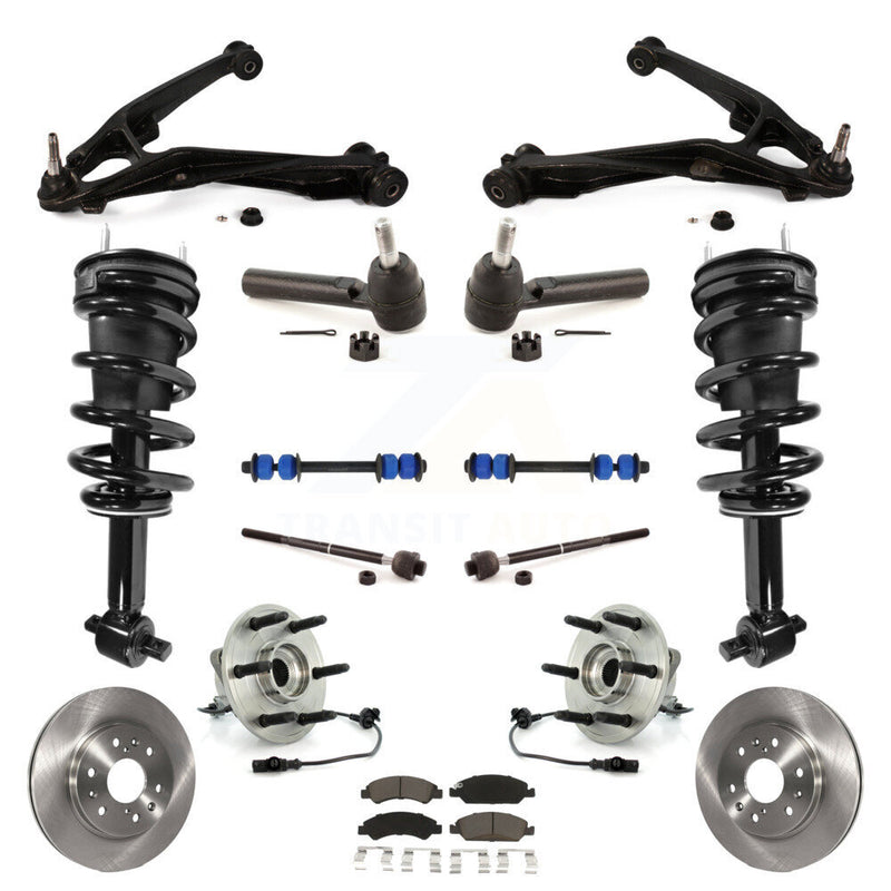 Transit Auto KM-100165 Suspension Strut and Coil Spring Assembly for 2007-2013 Chevrolet Silverado 1500, GMC Sierra 1500 - Front