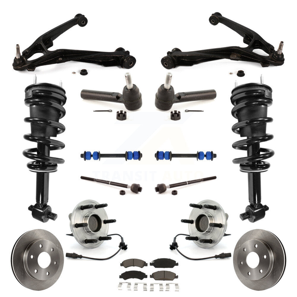 Transit Auto KM-100183 Suspension Strut and Coil Spring Assembly for 2007 GMC Sierra 1500 - Front