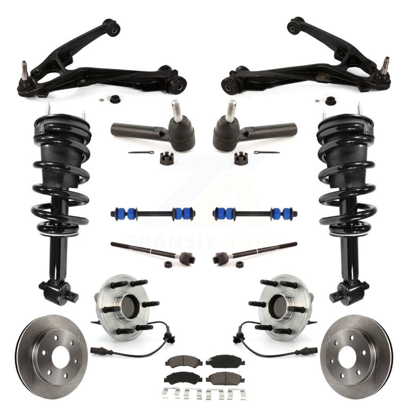 Transit Auto KM-100183 Suspension Strut and Coil Spring Assembly for 2007 GMC Sierra 1500 - Front