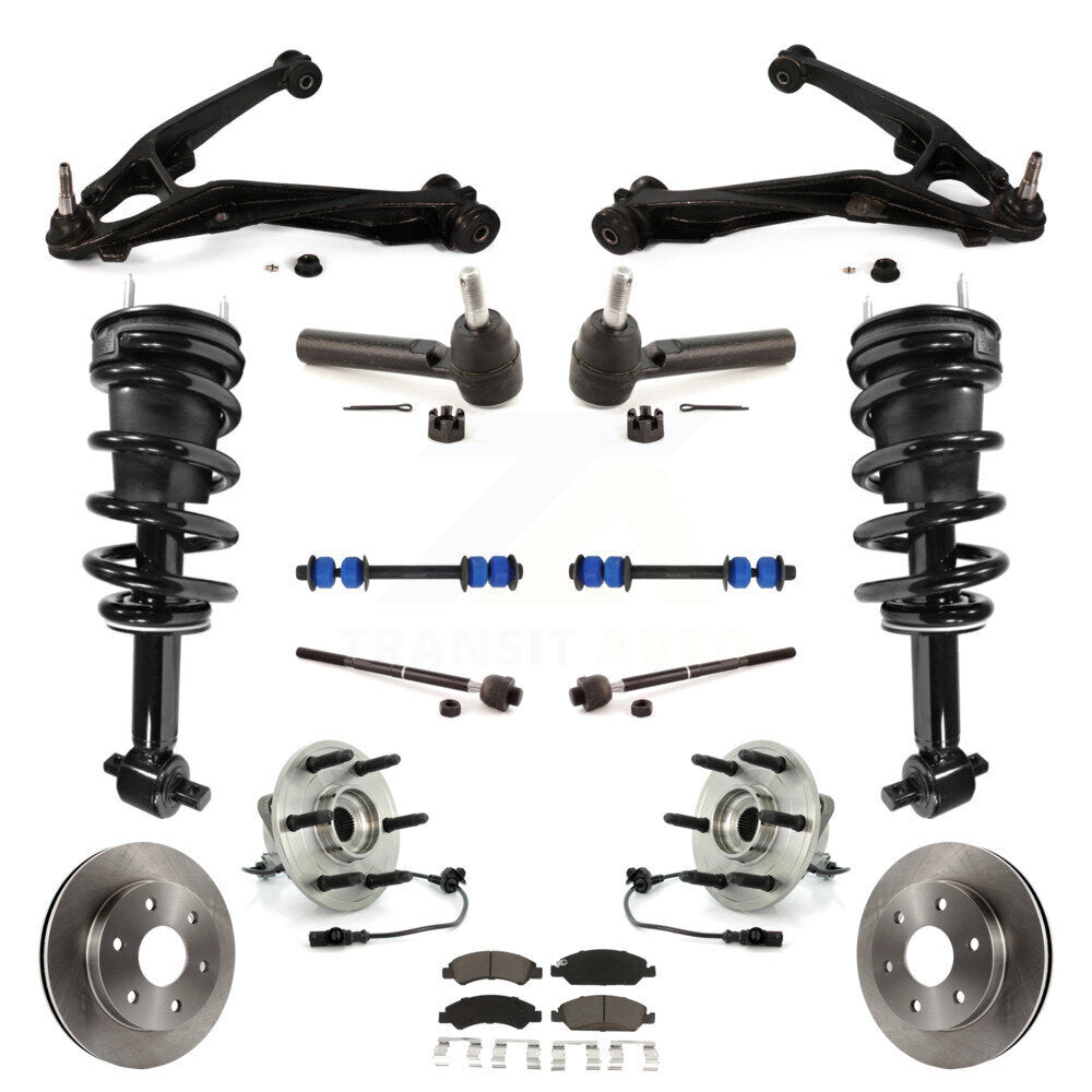 Transit Auto KM-100185 Suspension Strut and Coil Spring Assembly for 2007 GMC Sierra 1500 - Front