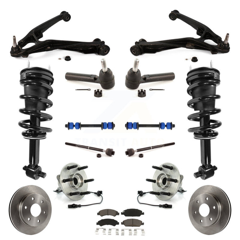 Transit Auto KM-100185 Suspension Strut and Coil Spring Assembly for 2007 GMC Sierra 1500 - Front