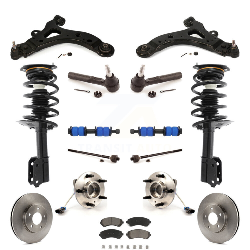 Transit Auto KM-100186 Suspension Strut and Coil Spring Assembly for 2001-2006 Buick Rendezvous, Pontiac Aztek - Front