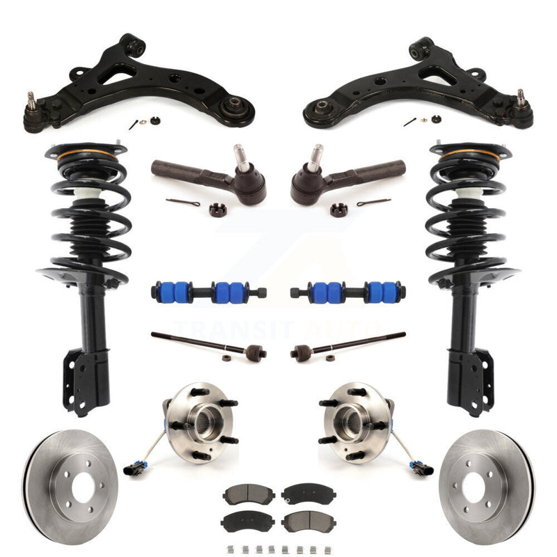 Transit Auto KM-100188 Suspension Strut and Coil Spring Assembly for 2001-2007 Buick Rendezvous, Pontiac Aztek - Front