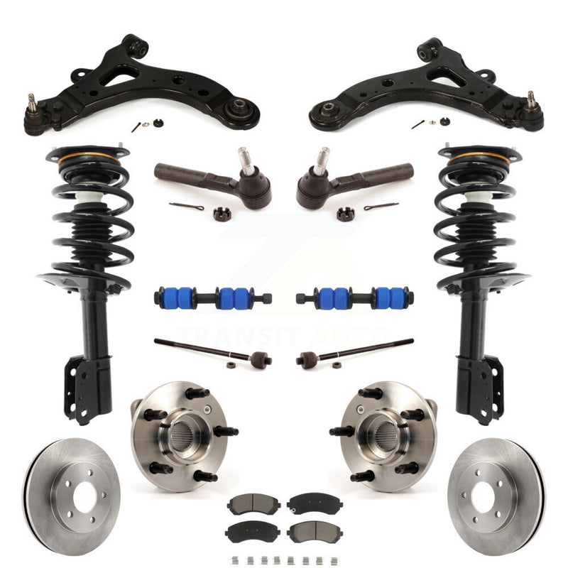 Transit Auto KM-100190 Suspension Strut and Coil Spring Assembly for 2003-2007 Buick Rendezvous, Pontiac Aztek - Front