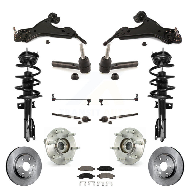 Transit Auto KM-100207 Suspension Strut and Coil Spring Assembly for 2007-2012 Chevrolet Traverse, Buick Enclave and More - Front