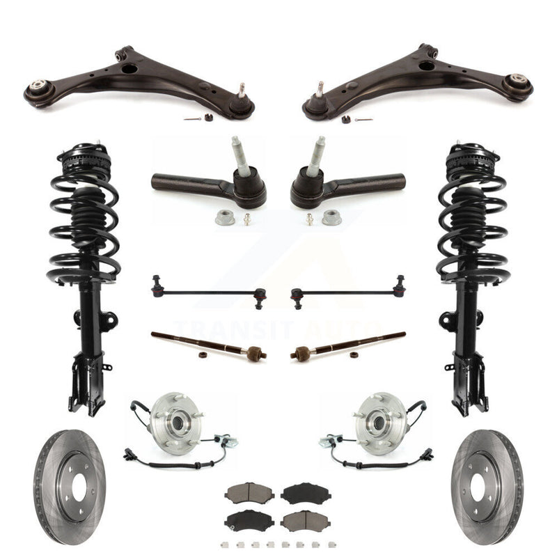 Transit Auto KM-100209 Suspension Strut and Coil Spring Assembly for 2008-2010 Chrysler Town & Country - Front
