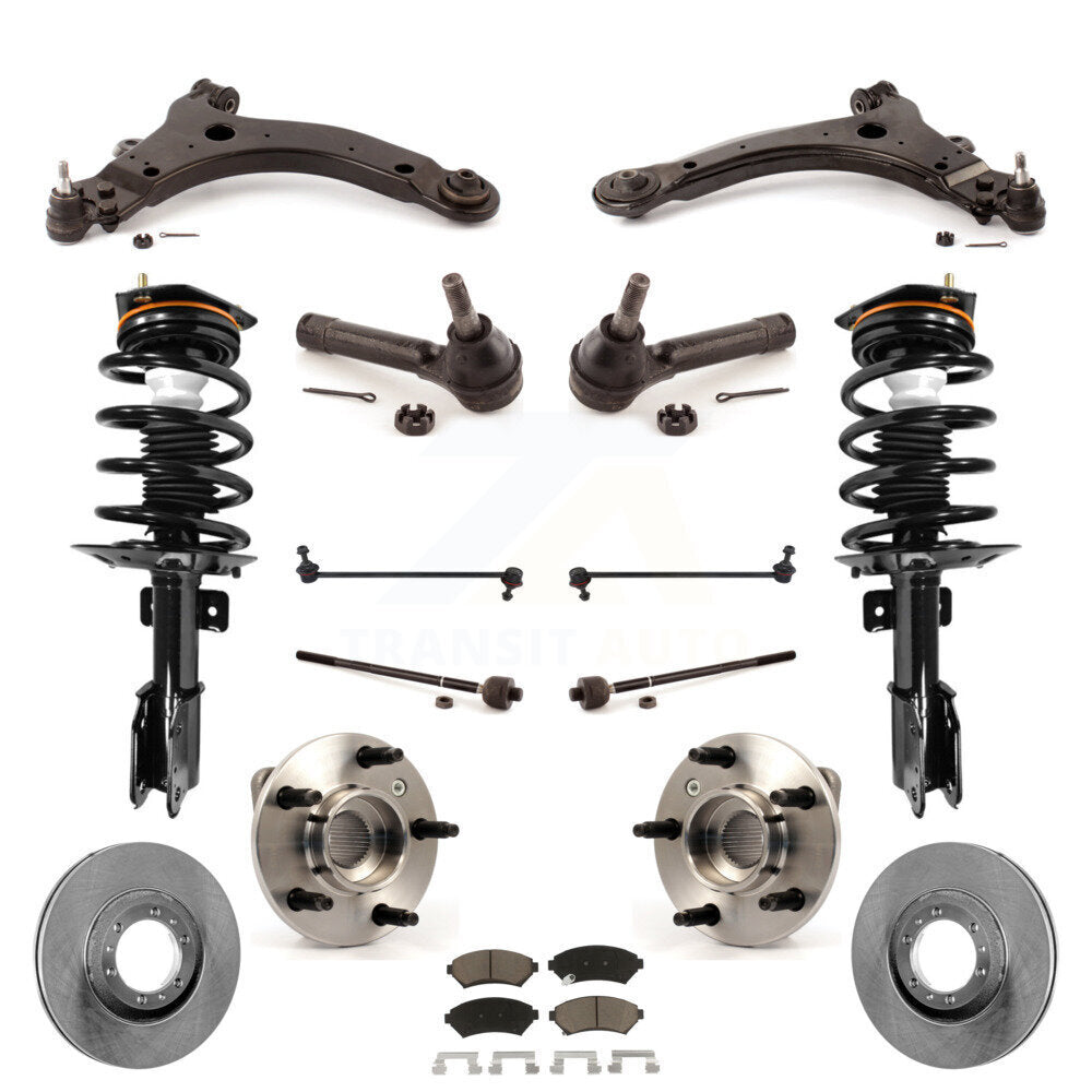 Transit Auto KM-100229 Suspension Strut and Coil Spring Assembly for 2005 Pontiac Montana - Front