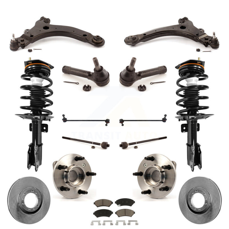 Transit Auto KM-100229 Suspension Strut and Coil Spring Assembly for 2005 Pontiac Montana - Front