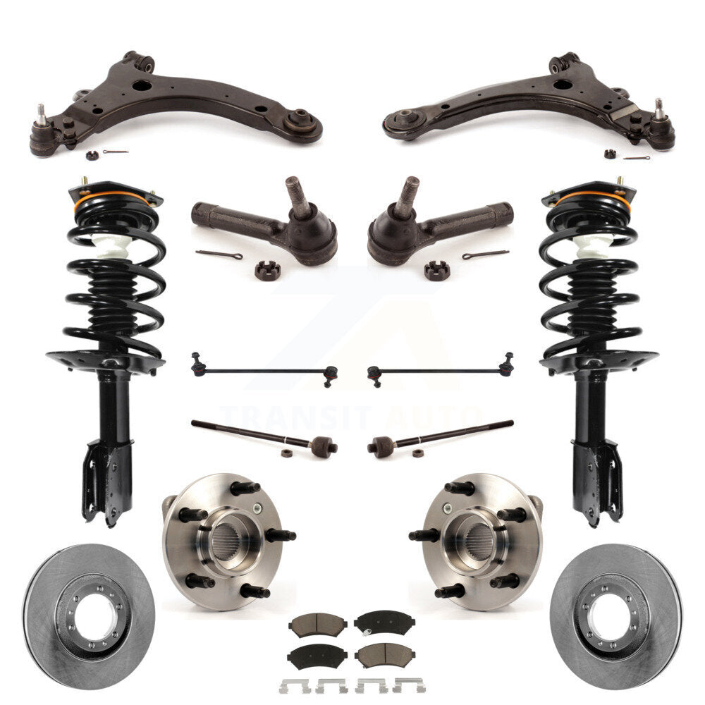Transit Auto KM-100230 Suspension Strut and Coil Spring Assembly for 2005 Pontiac Montana - Front