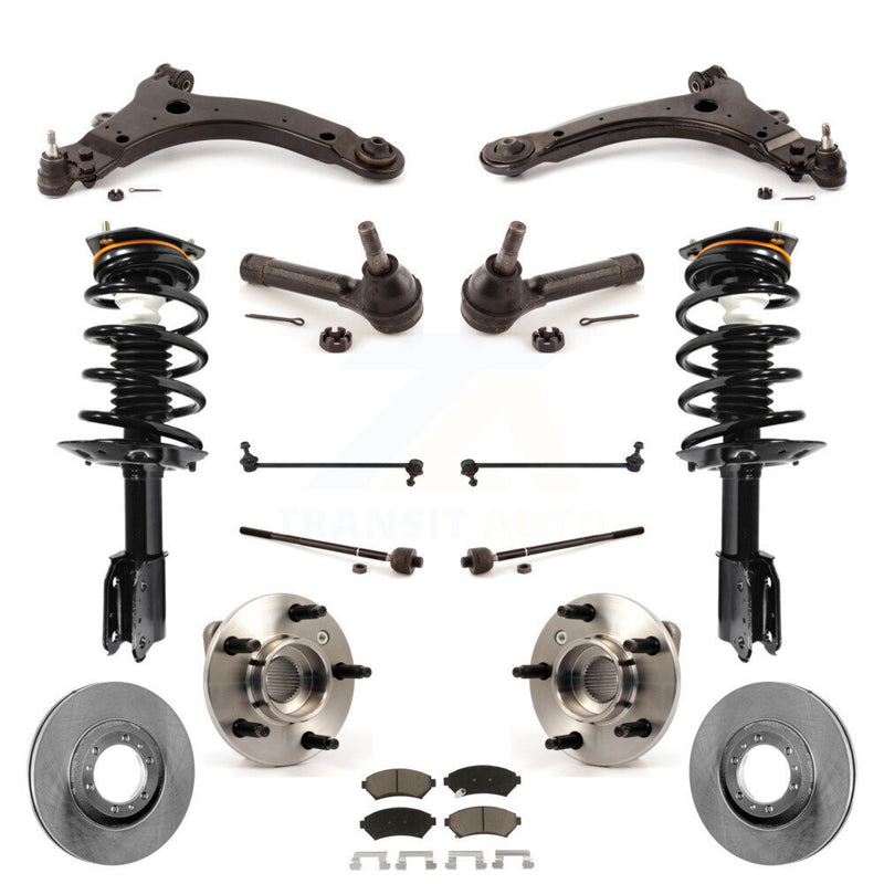 Transit Auto KM-100230 Suspension Strut and Coil Spring Assembly for 2005 Pontiac Montana - Front