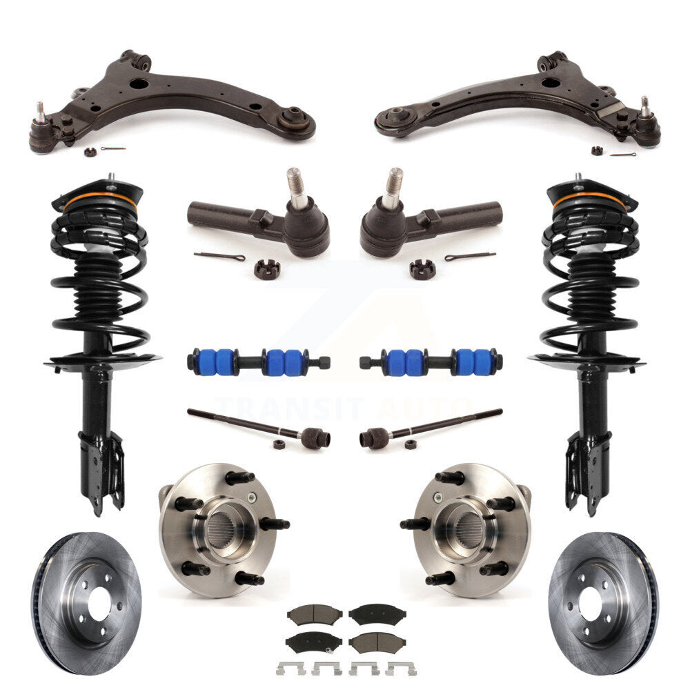 Transit Auto KM-100231 Suspension Strut and Coil Spring Assembly for 2005 Buick Allure, Buick LaCrosse - Front