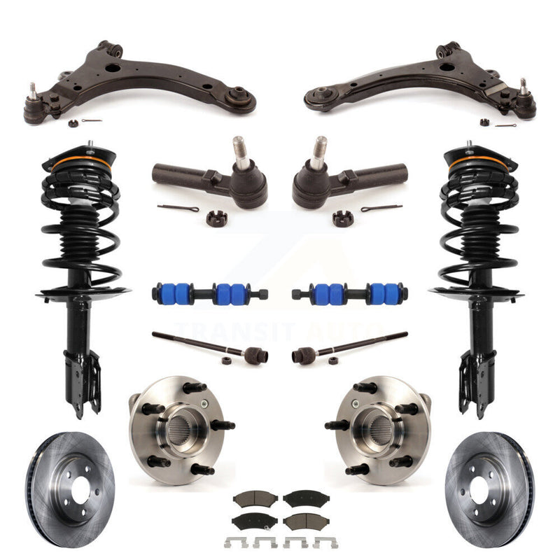 Transit Auto KM-100231 Suspension Strut and Coil Spring Assembly for 2005 Buick Allure, Buick LaCrosse - Front