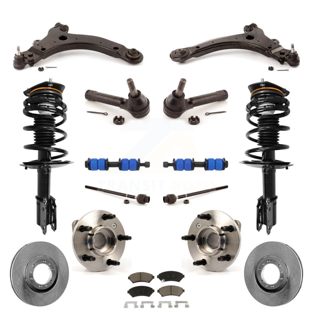 Transit Auto KM-100243 Suspension Strut and Coil Spring Assembly for 2003 Pontiac Grand Prix - Front