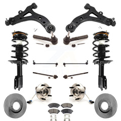 Transit Auto KM-100300 Suspension Strut and Coil Spring Assembly for 2005 Pontiac Montana - Front