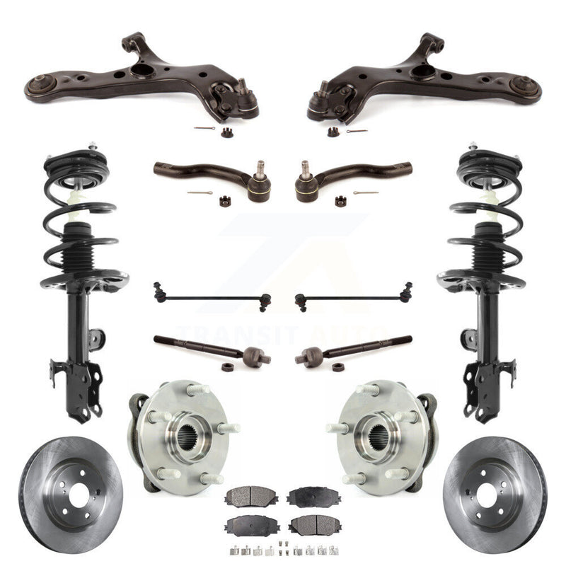 Transit Auto KM-100376 Suspension Strut and Coil Spring Assembly for 2013-2018 Toyota RAV4 - Front
