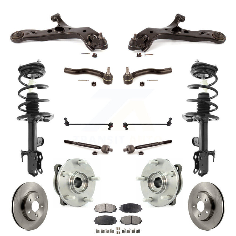 Transit Auto KM-100377 Suspension Strut and Coil Spring Assembly for 2013-2018 Toyota RAV4 - Front