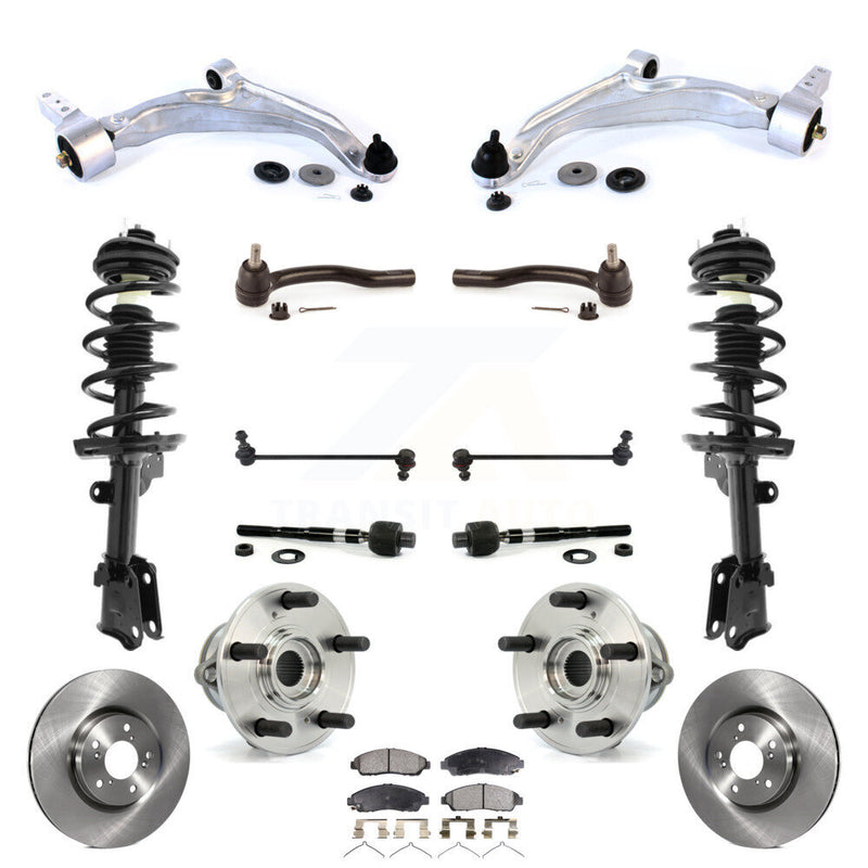 Transit Auto KM-100392 Suspension Strut and Coil Spring Assembly for 2009-2015 Honda Pilot - Front