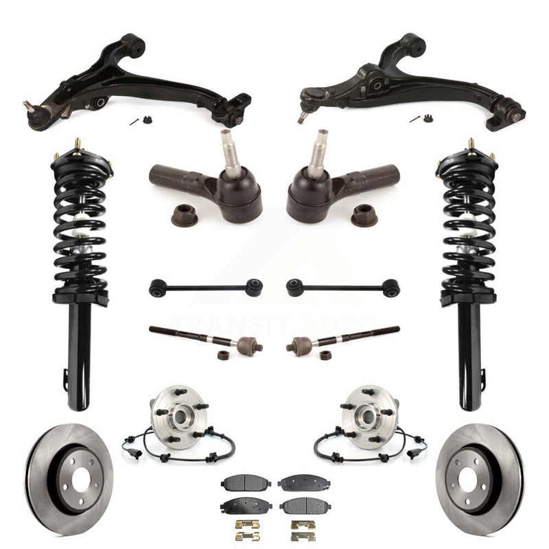 Transit Auto KM-100393 Suspension Strut and Coil Spring Assembly for 2005-2010 Jeep Commander, Jeep Grand Cherokee - Front