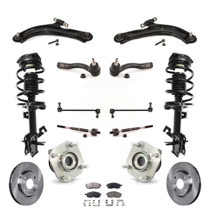 Transit Auto KM-100395 Suspension Strut and Coil Spring Assembly for 2007-2012 Nissan Sentra - Front