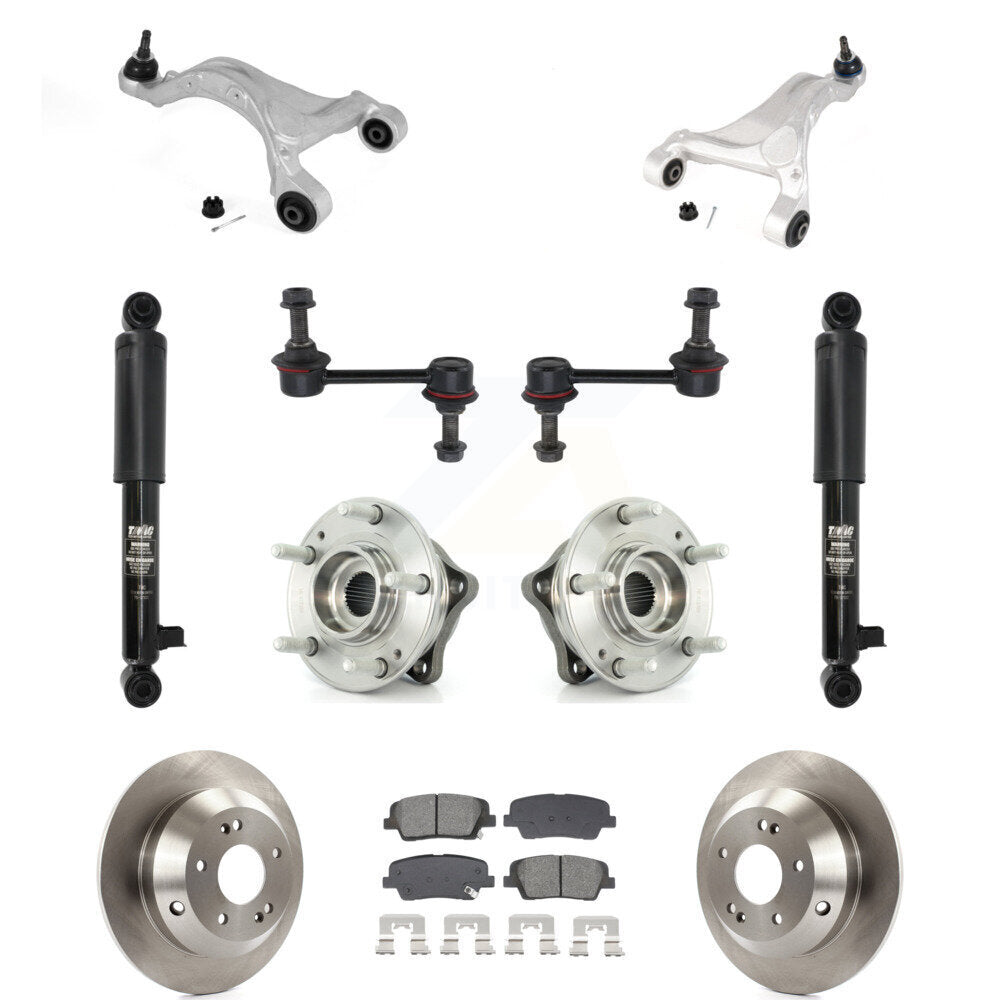 Transit Auto KM-100407 Suspension Control Arm and Ball Joint Assembly for 2010-2013 Kia Sorento, Hyundai Santa Fe - Rear
