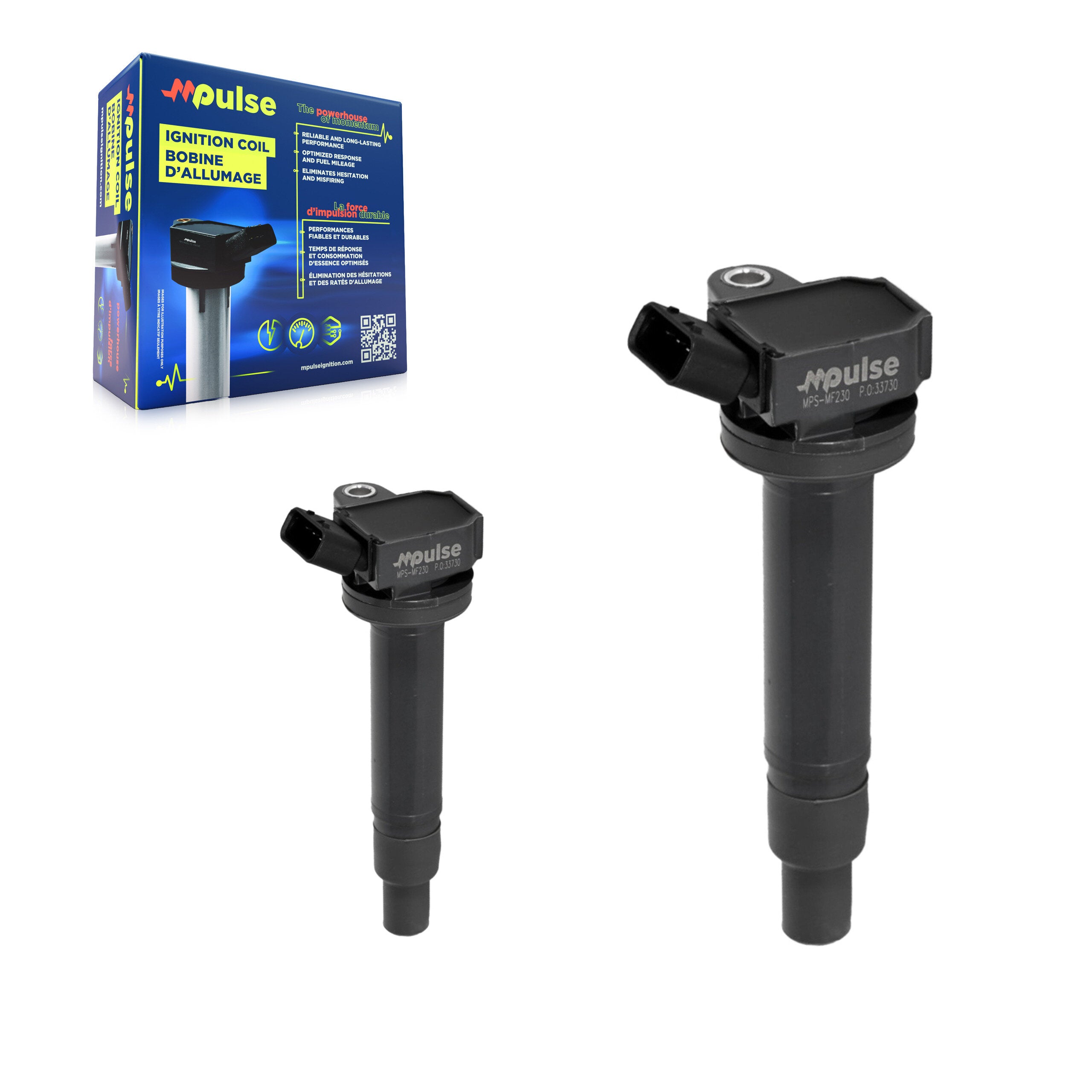 Mpulse KMP-100005 Ignition Coil for 1998-2010 Toyota Sequoia, Lexus GX470 and More