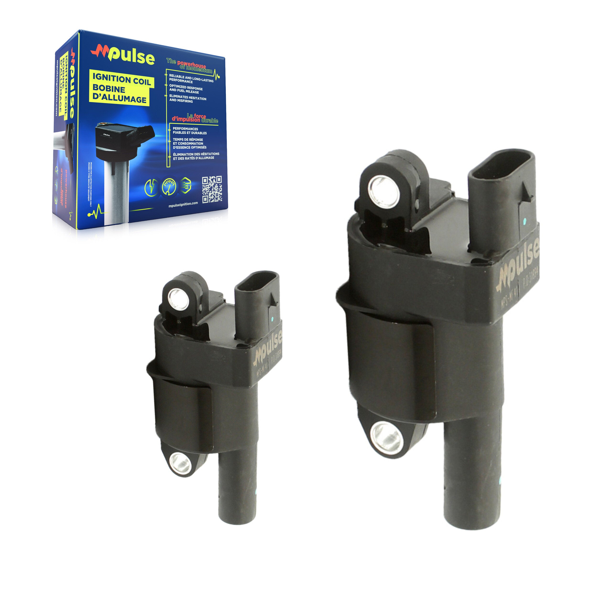 Mpulse KMP-100012 Ignition Coil for 2003-2021 Chevrolet LCF 4500, Mitsubishi Fuso Canter FE180 and More