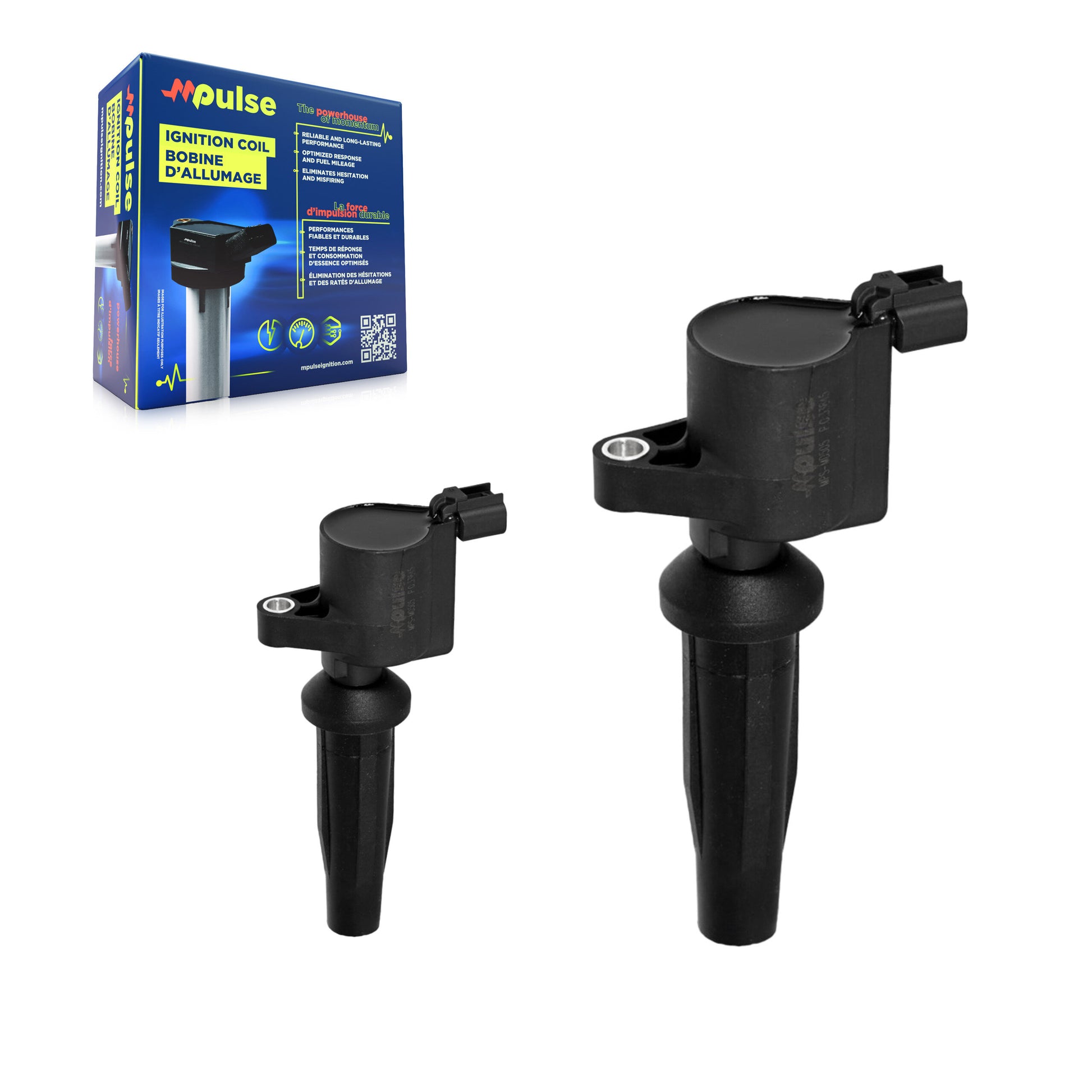 Mpulse KMP-100034 Ignition Coil for 2003-2013 Ford Transit Connect, Ford Fiesta and More