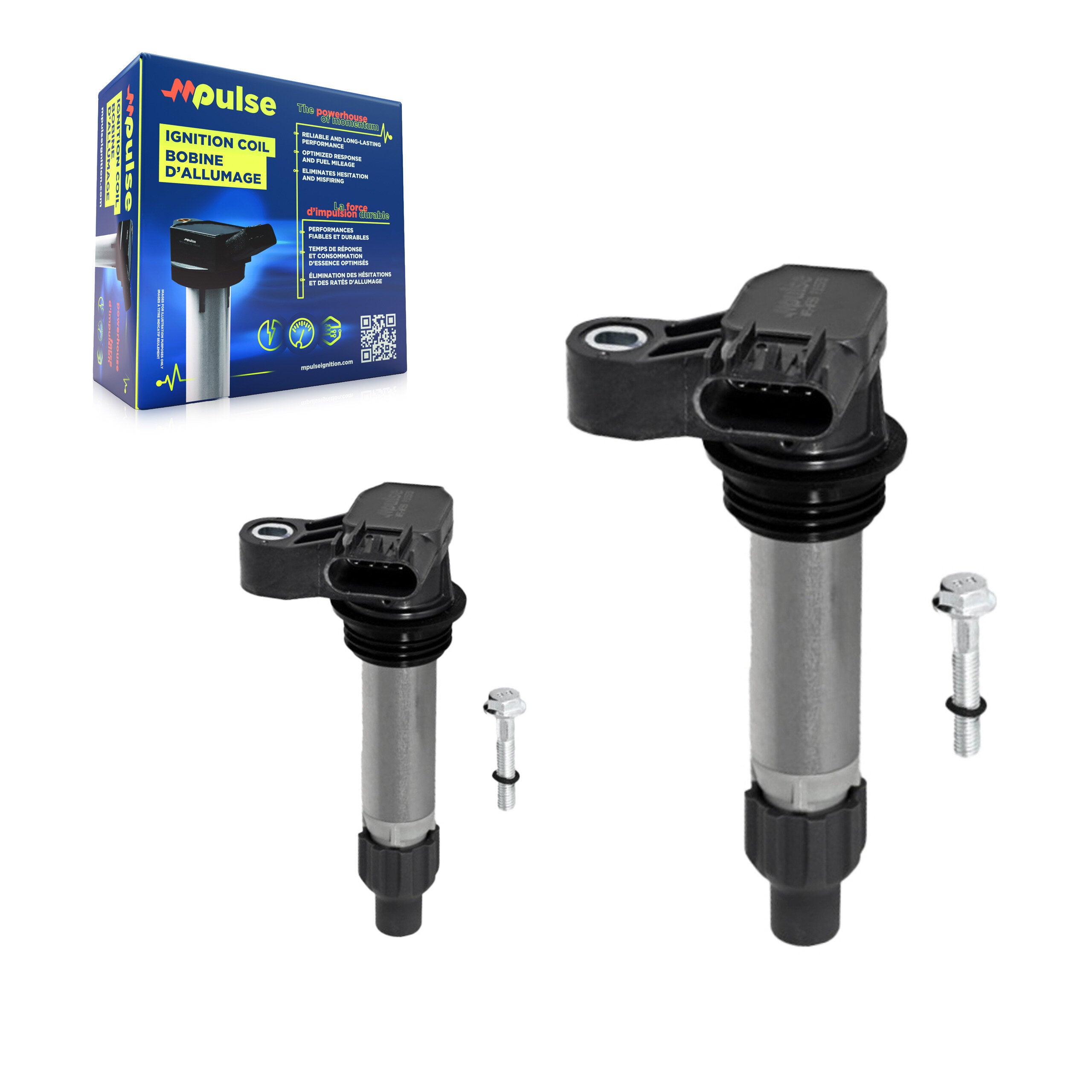 Mpulse KMP-100036 Ignition Coil for 2007-2023 Cadillac CT4, Chevrolet Impala and More