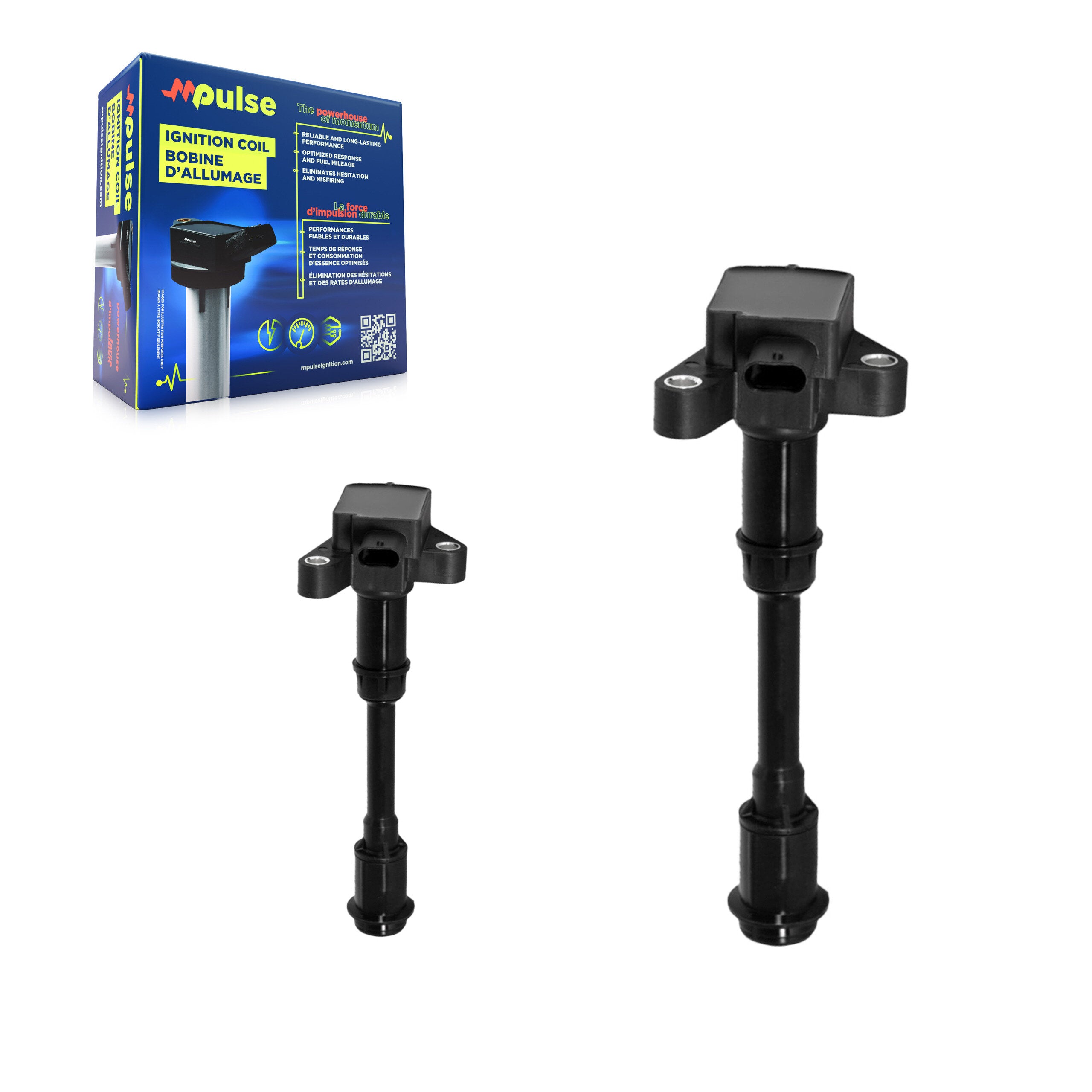 Mpulse KMP-100047 Ignition Coil for 2013-2019 Ford Fiesta, Ford Transit Connect and More